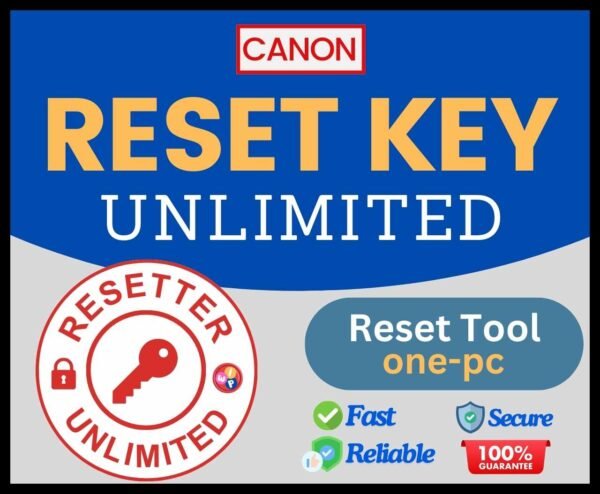 RESET KEY UNLIMITED ONE PC CANON