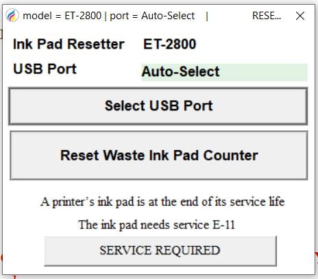 ET-2800 INKPADRESETTER