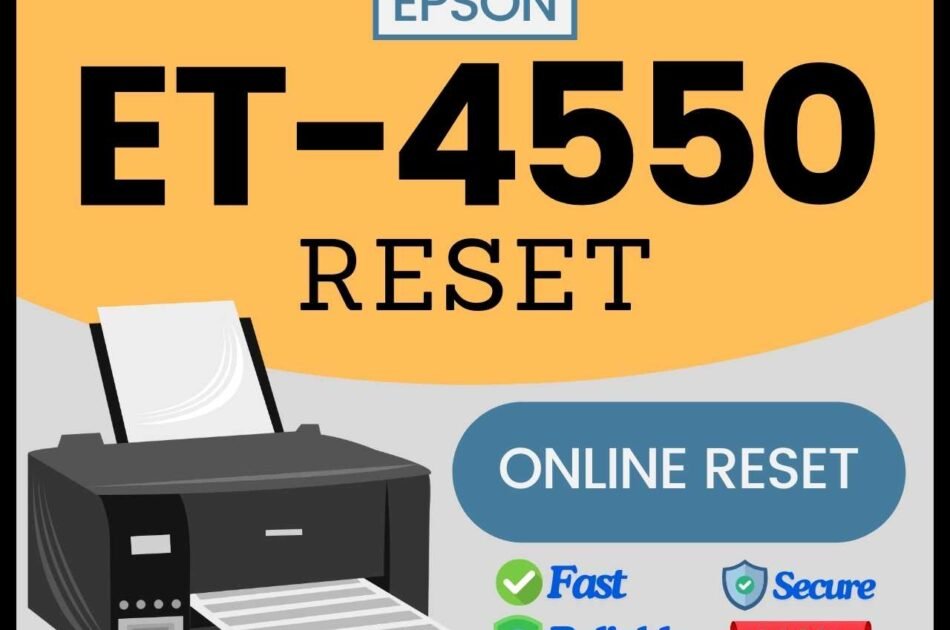 ET-4550 ONLINE RESET