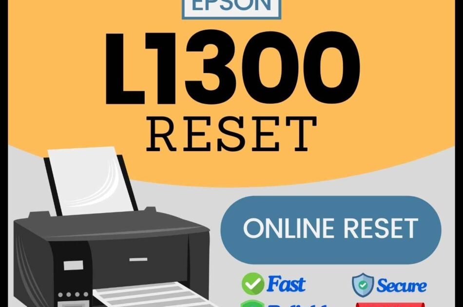 Epson L1300 reset