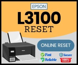 Epson L3100 reset