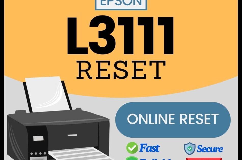 Epson L3111 reset