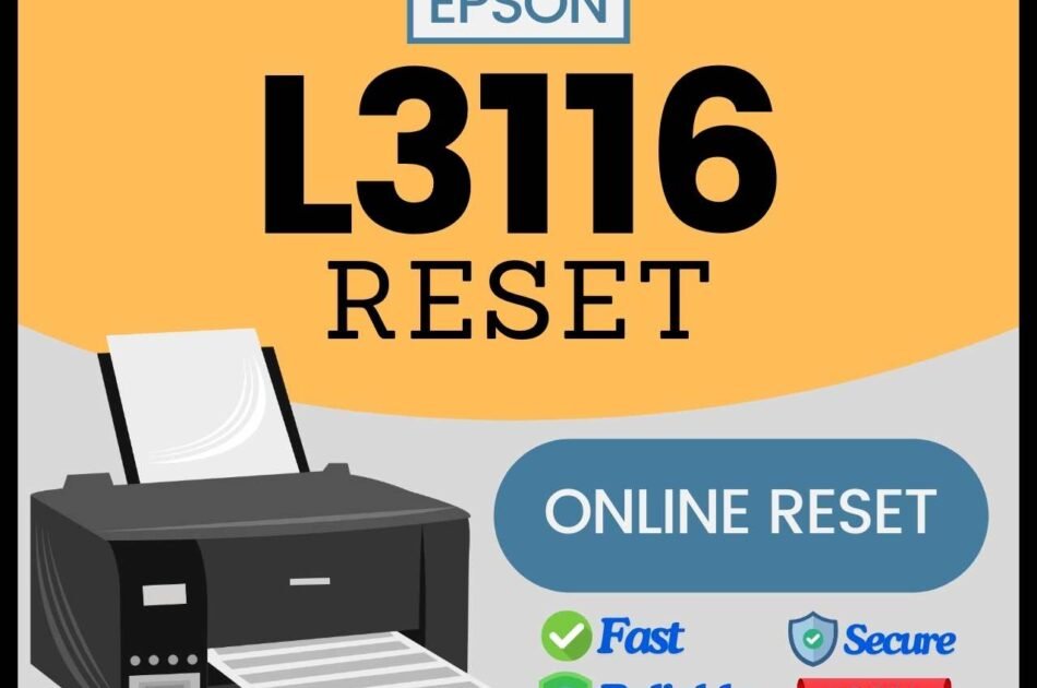 Epson L3116 reset