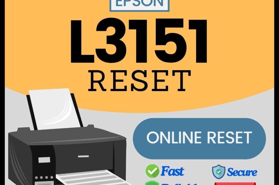 Epson L3151 reset