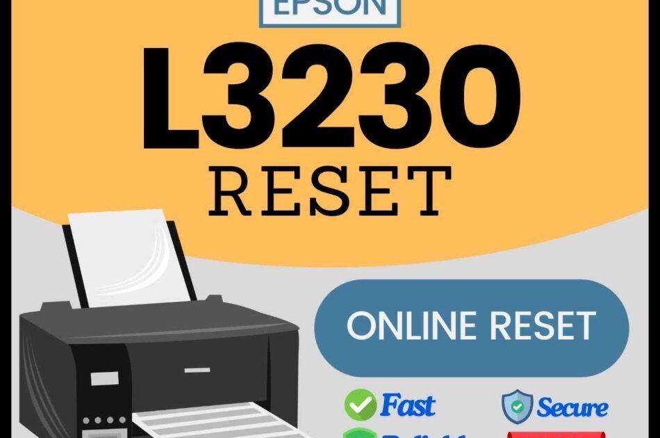 Epson L3230 reset