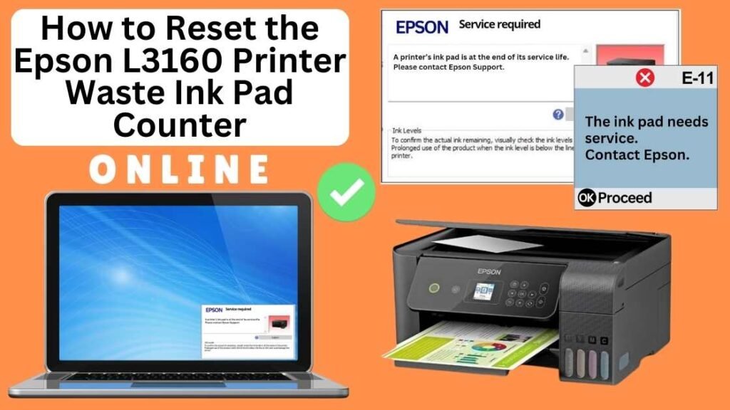 HOW TO RESET EPSON L3160 PRINTER