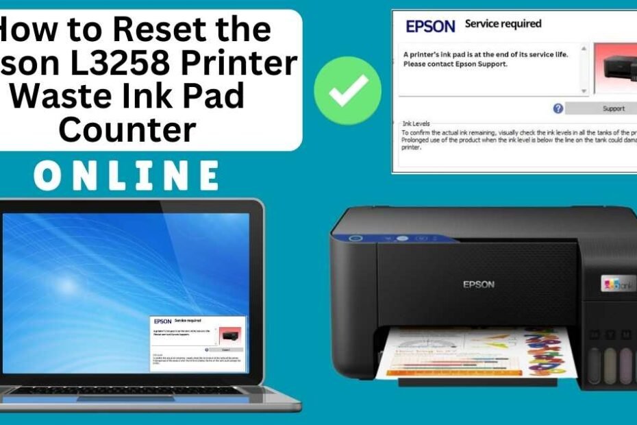 HOW TO RESET EPSON L3258 PRINTER