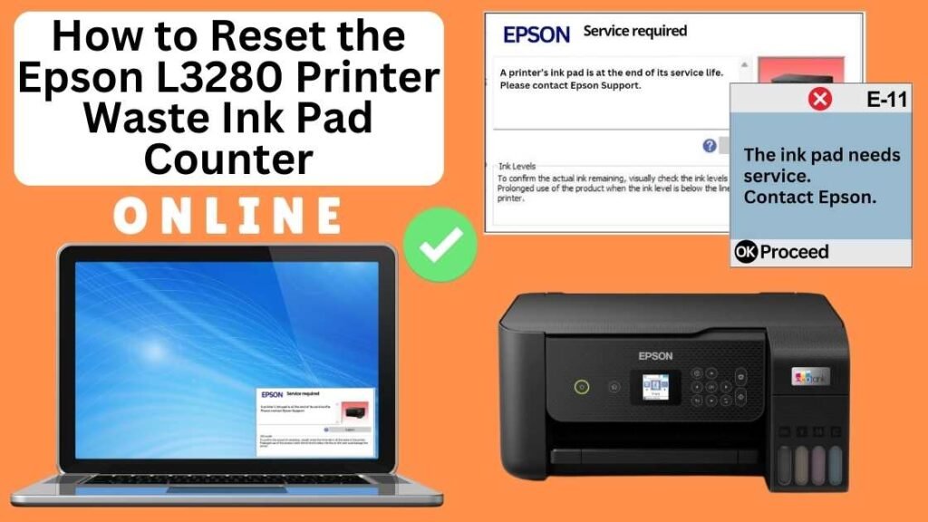 HOW TO RESET EPSON L3280 PRINTER