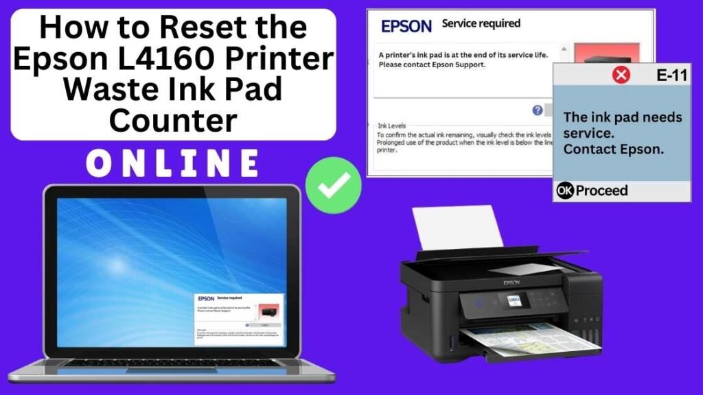 HOW TO RESET EPSON L4160 PRINTER