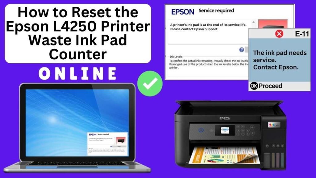 HOW TO RESET EPSON L4250 PRINTER