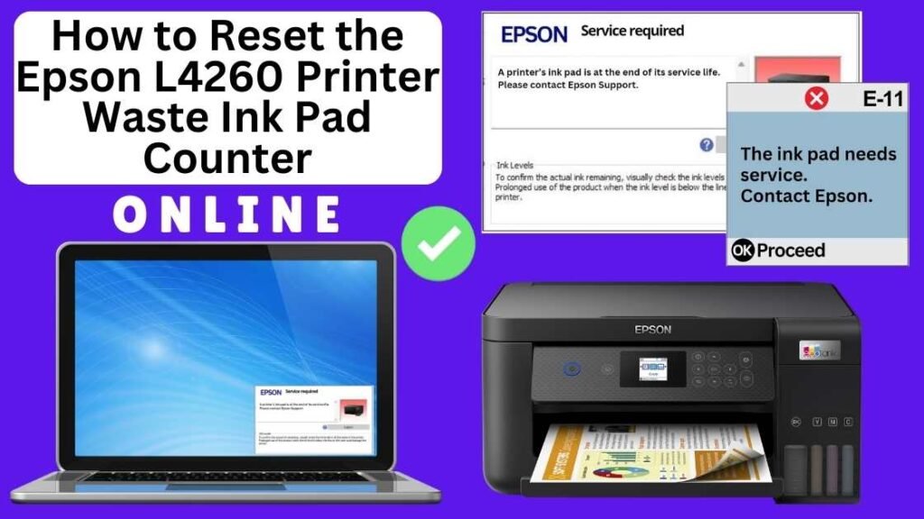 HOW TO RESET EPSON L4260 PRINTER