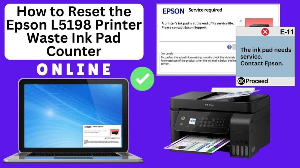 HOW TO RESET EPSON L5198 PRINTER