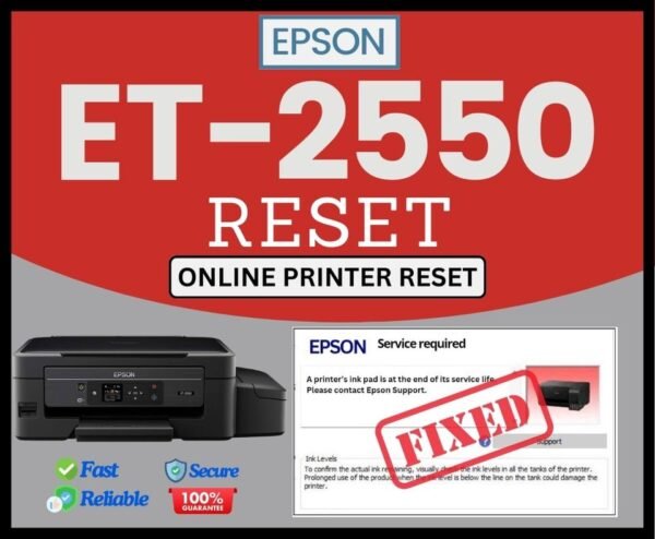 Epson Reset ET-2550