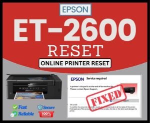 Epson Reset ET-2600