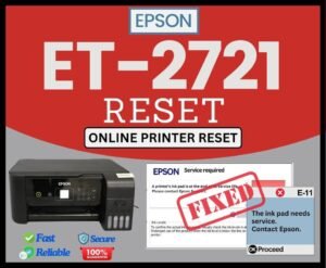 Epson Reset ET-2721