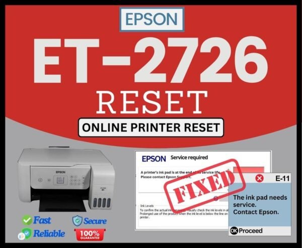 Epson Reset ET-2726