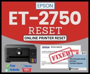 Epson Reset ET-2750