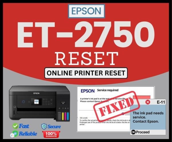Epson Reset ET-2750