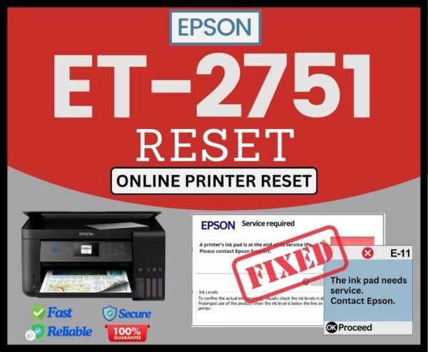 Epson Reset ET-2751