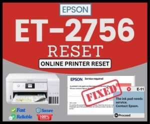 Epson Reset ET-2756