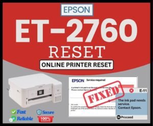 Epson Reset ET-2760