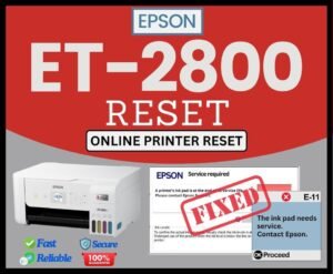 Epson Reset ET-2800