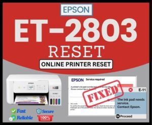 Epson Reset ET-2803