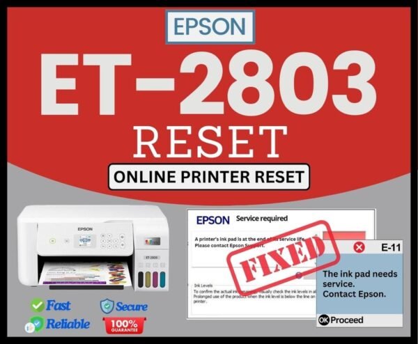 Epson Reset ET-2803