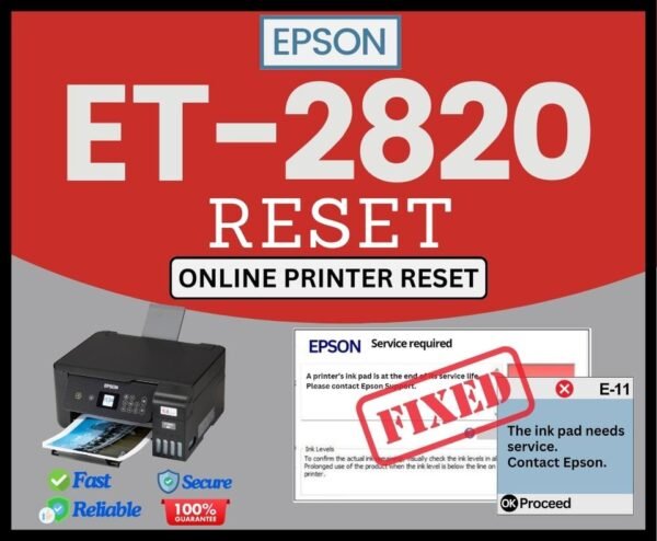 Epson Reset ET-2820