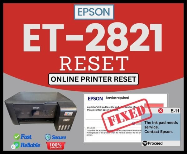 Epson Reset ET-2821