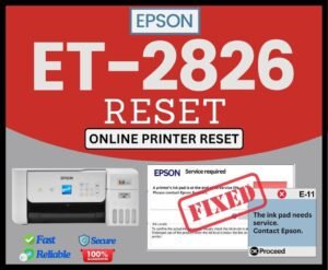 Epson Reset ET-2826