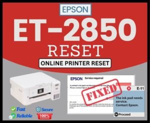 Epson Reset ET-2850