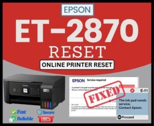 Epson Reset ET-2870