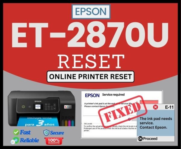 Epson Reset ET-2870U