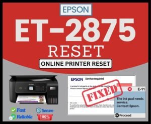 Epson Reset ET-2875