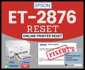 Epson Reset ET-2876
