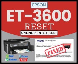 Epson Reset ET-3600