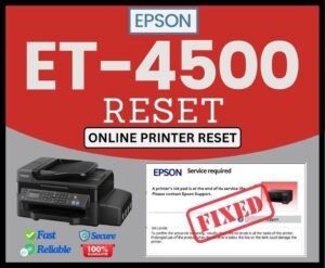 Epson Reset ET-4500