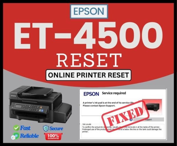 Epson Reset ET-4500