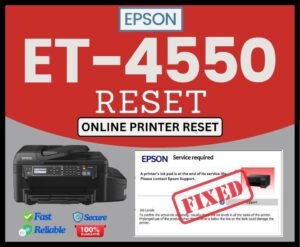 Epson Reset ET-4550