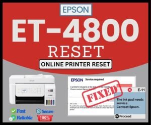 Epson Reset ET-4800