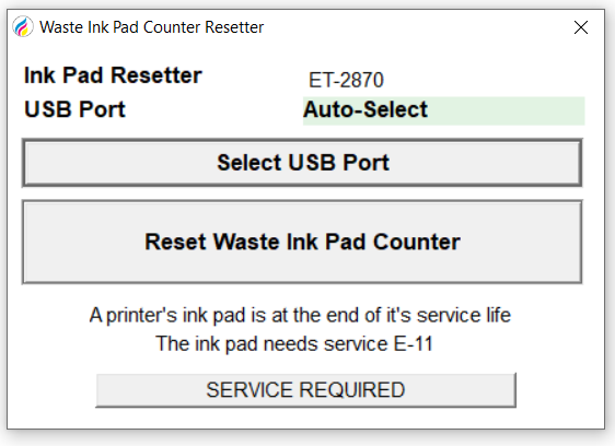 ET-2870 INKPAD RESETTER ET-2870 INKPAD RESETTER