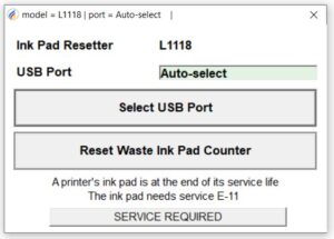 L1118 inkpad resetter