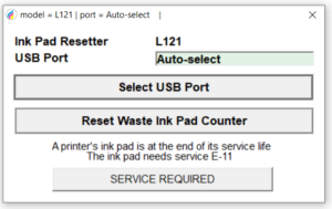 L121 inkpad resetter