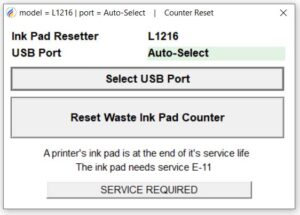 L1216 inkpad resetter
