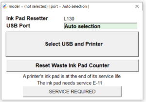 L130 inkpad resetter