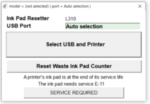 L310 inkpad resetter