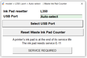 L350 inkpad resetter