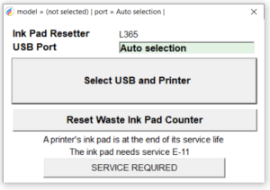L365 inkpad resetter