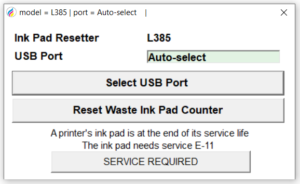 L385 inkpad resetter